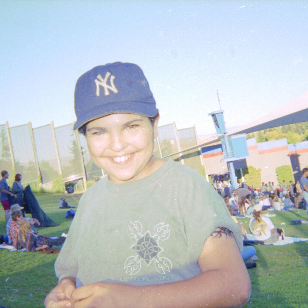 Charles_Shoreline_Amphitheater_negative Lee Webster's son Charles, at Shoreline Amphitheater in Mountain View CA. Scanned from negative, not sure of the date.