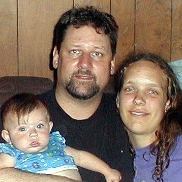 2000-06-27x15-57-13_Tracy_Paul_baby Paul and Tracy and the baby hamming it up for the camera. At the house on Ferguson Drive in Mountain View CA. It's torn down now.