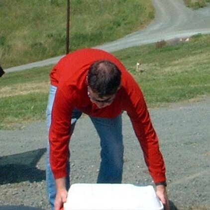 Charlie_Jackson_4-20_Party_2002-04-20x14-09-34 Dedicated partier bringing in the beer. Held at the barn of 12780 Clayton Road, San Jose, CA. (It's a roofer now.)