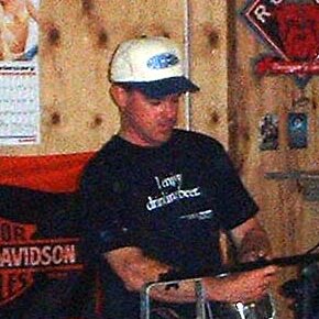 Charlie_Jackson_4-20_Party_2002-04-20x14-11-15 Band member setting up for the party. Held at the barn of 12780 Clayton Road, San Jose, CA. (It's a roofer now.)