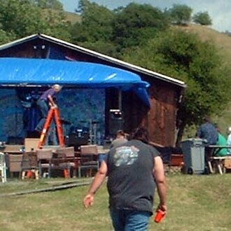 Charlie_Jackson_4-20_Party_2002-04-20x14-50-11 2:50 PM, and the venue is coming along. Held at the barn of 12780 Clayton Road, San Jose, CA. (It's a roofer now.)