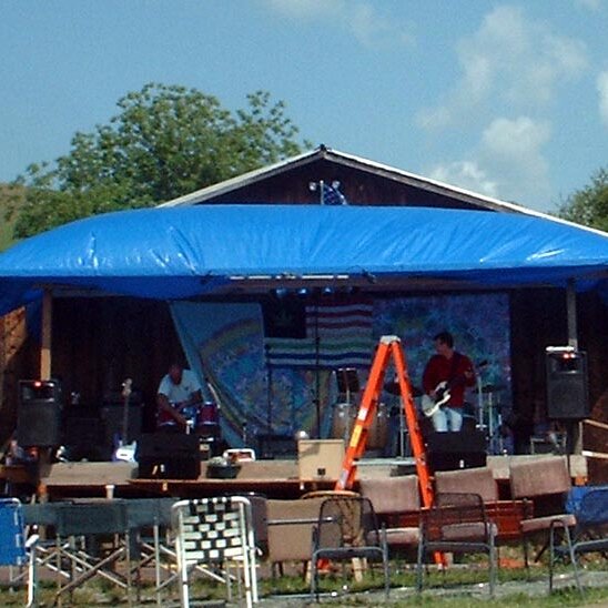 Charlie_Jackson_4-20_Party_2002-04-20x15-25-36 The band is getting ready. Held at the barn of 12780 Clayton Road, San Jose, CA. (It's a roofer now.)