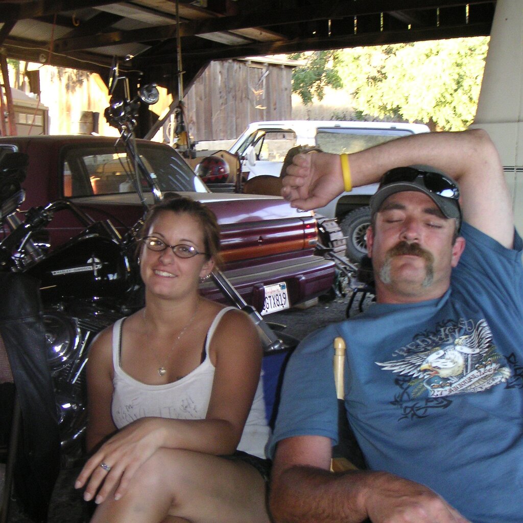 Jam_session_2004-08-08x04-41-09 A nice couple at Charlie Jackson's home in the barn at 12780 Clayton Road, San Jose, CA. (It's a roofer now.)