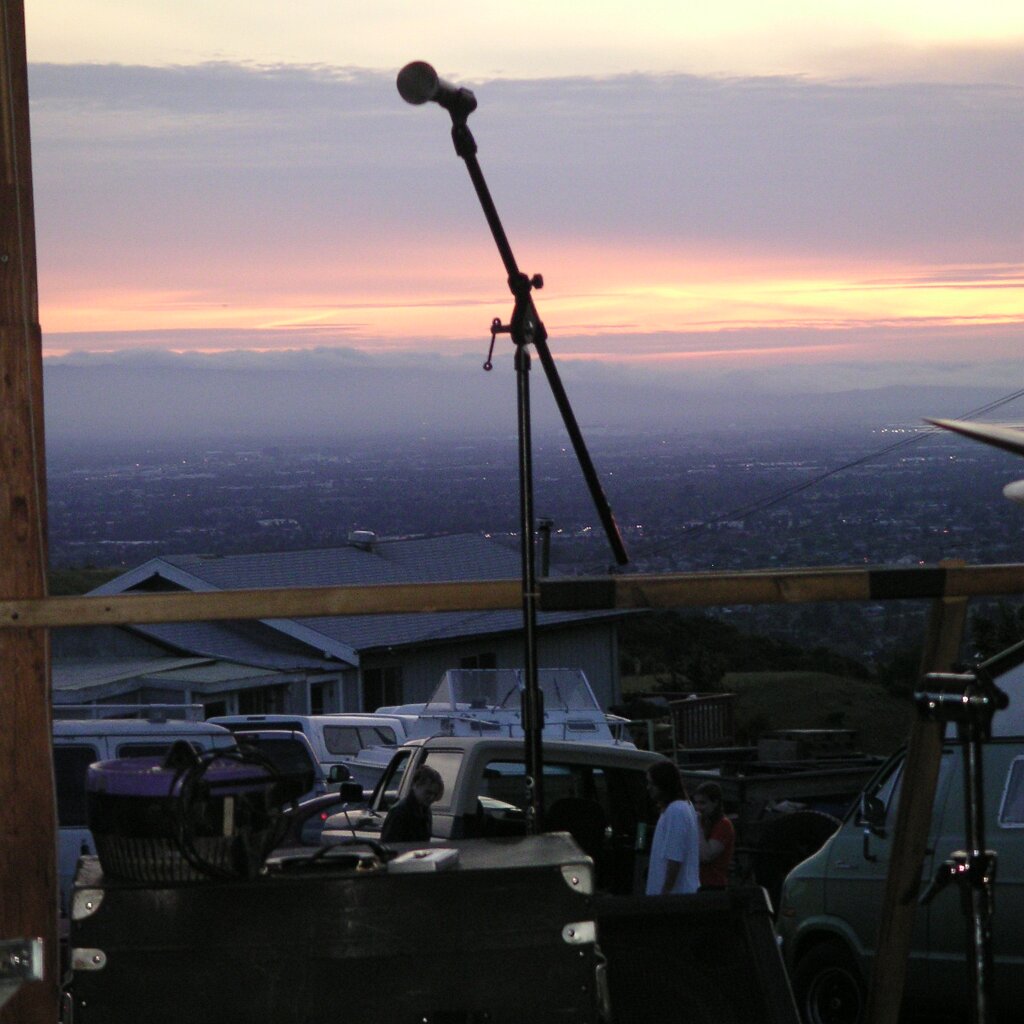 San_Jose_Blues-Festival_2005-05-14x08-07-04 The view west towards San Jose at Charlie Jackson's pad in the barn at 12780 Clayton Road, San Jose, CA. (It's a roofer now.)