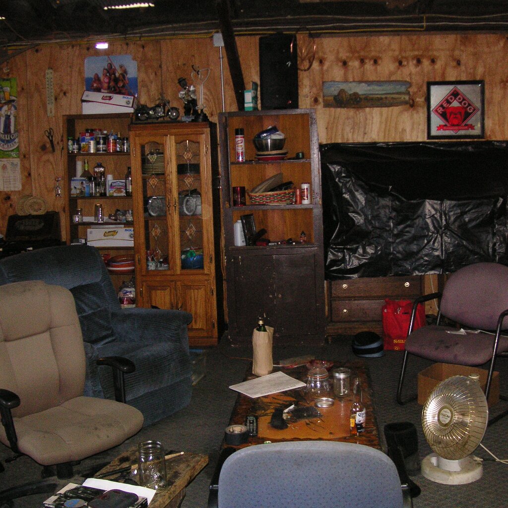 Charlie_Jackson_2014_4-20_Party_2014-04-19x14-11-03 The living area behind the stage at the 4-20 party at Charlie Jackson's home in the barn at 12780 Clayton Road, San Jose, CA. (It's a roofer now.)
