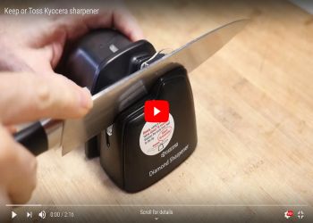Toss, the Kyocera electric sharpener