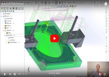 BobCAD CAM fixture avoidance