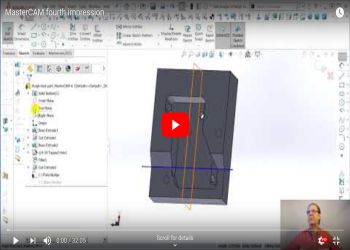 MasterCAM fourth impression