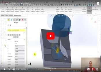 MasterCAM second impression