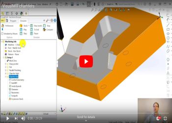 VisualMill chamfers