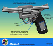 Microsoft's handgun